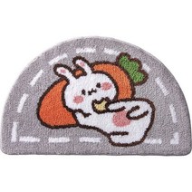 MEIISEO 주방 매트 흡수 예쁜 매트 싱크대 주방 매트, (맞춤형)고객서비스특정견적, 당근 베개