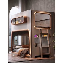 성인벙커침대 우주 캡슐형 학생 형제자매 이층침대, 1500mmx2000mm 1