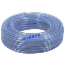 내압편사호스 6mm(내경)x90M 화단급수용 공장 기계설비 급 배수용 공업기기 배관용 각종액체 분체 이송용 각종기기배관용