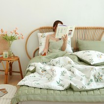 차가운 레몬트리 정품 풍기인견 여름이불 세트