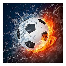 올레보 캔버스형 보석십자수 DIY 키트 30 x 30 cm, 1세트, 19.축구