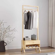 엔틱 럭셔리 원목 스탠드 매장용 튼튼한 우드 코트랙, 85CM 우드