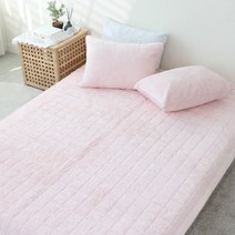 (주)이솔홈 이솔홈 스무디 5mm 착번 극세사 카페트 침대패드 SS, 단품