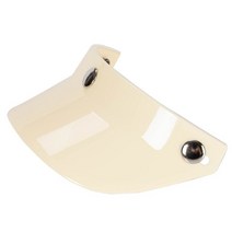 바이크 오토바이선바이저 범용 모터사이클 3 스냅 버튼 바이저 플립 업 다운 오픈 페이스 헬멧 윈드 쉴드, [02] Beige
