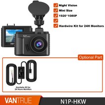 어라운드뷰 후방 사이드 카메라 Vantrue-N1 프로 대시 캠 1.5인치 미니 자동차 DVR 카메라 1080P 비디오 레, 02 N1P-HKW_01 32G