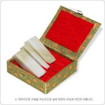 송정필방 동강석세트(6푼)두인 케이스 포함 전각돌