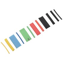 견고한 Hot-530Pcs 케이블 열 수축 튜브 슬리브 와이어 랩 2:1 구색 키트 세트, 한개옵션0