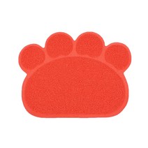 강아지 오줌패드 새로운 발 인쇄 패드 개 고양이 배변 매트 애완 동물 강아지 키티 접시 먹이 그릇 플레이스 미끄럼 방지 방수 수면 침대, 07 red, 30x40CM