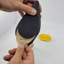 25 DIY 셀프 비브람 미끄럼방지패드 명품 힐 구두 슬리퍼 뮬 샌들 비브람 밑창보강, 남자용, 브라운2미리(뒤)