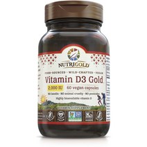 뉴트리골드 강황 커큐민 골드 500mg 비건 캡슐 글루텐 프리, 1개, 60개입