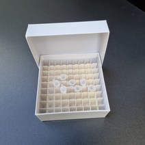 Cryo box (81홀) Cardboard 마이크로튜브 냉동바이알 랙