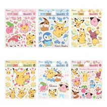 포켓몬스터 블러썸 인스 스티커 6P 다꾸 팬시 데코, 포켓몬블러썸인스스티커6P
