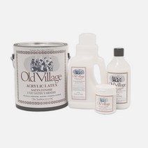 올드빌리지 퀵건조 바니쉬 ( 수성 / 무광 투명 ), 3785ml