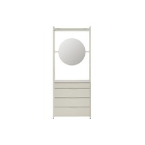 [까사미아] 뉴에디트 드레스룸 화장대장 800_라이트그레이, 뉴에디트 드레스룸 화장대장 800 라이트그레이