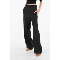 Ann Demeulemeester CUFFED HEM GABARDINE BONNE SLOUCHY PANTS 2201 W TR01 175/099