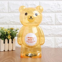 인테리어 애니멀 저금통 투명 캐릭터 팬시저금통
