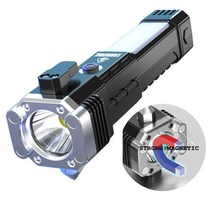 차량망치 탈출도구 비상탈출 차량용안전용품 비상자동차 다기능 자기 유지 손전등 구조 안전 탈출 망치, 한개옵션0