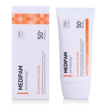 메디팜 UV 디펜스 선 젤 SPF50+ PA++++, 50g, 2개