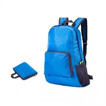 여행용 접이식 초경량 백팩 휴대용 배낭 보조가방 등산가방 폴딩 포켓, 블루