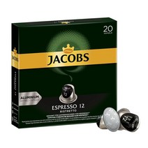 Jacobs 야콥스 대용량 네스프레소 캡슐커피 에스프레소 12 리스트레토 200캡슐 Espresso Ristretto