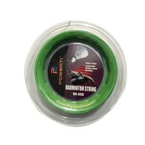 2PCS 배드민턴 라켓 문자열 200M 릴 스트링 기계 훈련 라인 0.72mm 네트, green