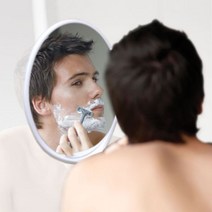 김안서리는 붙이는 김서림방지 욕실 화장실 원형거울 거울 화장실 김서림방지 인테리어 면도 보조, 쿠팡쪼아유마켓 일 반 형