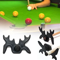 스누커 당구 큐 랙 브리지 헤드 당구 크로스 앤 틀러로드 홀더 풀 큐 스틱 프레임 폴 랙로드 액세서리 블랙, 1개, Black