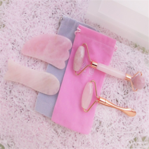 헵시바 괄사 도구 천연마사지 로즈쿼츠 괄사모음, 로즈쿼츠 하트, 1개
