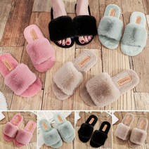 여성 보들 퍼 슬리퍼 털 실내화 폭신 보슬 겨울 간절기 이쁜발 거실화, 핑크/36(230)