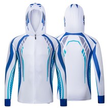 여름 낚시 복 후드 집업 재킷 자외선 차단 피싱웨어 경기복