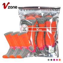 폴턴 V존 여성 등산 장목 양말 PVC 3족 세트-6종색생선택