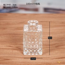 테라리움 비바리움 파충류 도마뱀 개구리 사육장 케이지 홈인테리어 데스크탑 그린 딜 수경 식물 병 북유럽, 03 100ml square