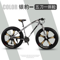 풀샥 MTB 자전거 고급 오프로드 두꺼운 타이어, 디자인 17_7단_26 인치