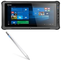 BoxWave 스타일러스 펜 Getac F110 (4세대) (BoxWave의 펜)과 호환 - AccuPoint 액티브 (4세대)용 초미세 팁이 있는 전자 메탈릭 실버, General Active Stylus