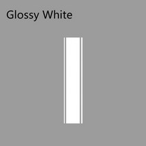 DIY 데칼 스타일리시 자동차 튜닝 액세서리 후드 커버 스티커 레이싱 스포츠 긴 스트라이프 비닐 랩 130cm x 34cm, 화이트