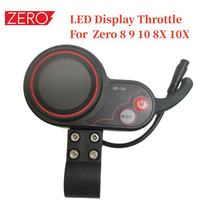 전동 킥보드 스쿠터 스로틀 speedual mini plus zero 8 9 10 8x 10x 전기 qs s4 lcd 36v 48v 52v 60v 72v 디스플레이 부품 용, 제로 810x 디스플레이