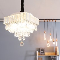 크리스탈 삼페인1등 골드 식탁 카페 로비조명, 크리스탈골드B, 1등