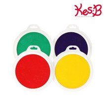 캐스B 플레이 잉크패드4종세트(1963set) 잉크 잉크패드 물감놀이 손도장 찍기놀이 물감 미술놀이 미술