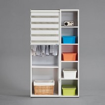 이라네 롤스크린 드레스룸 선반 세트 1000 착불, 화이트, 옷장세트