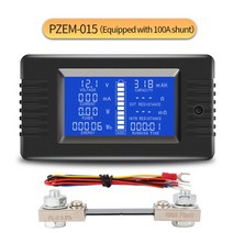 측정 측량도구 캘리퍼 노기스 디지털 DC 0-200V 300A 전압계 전류계 자동차 배터리 테스터 용량 저항 측정, 04 PZEM015 100A Shunt