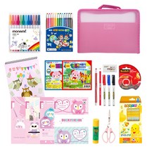 초등학교 문구세트 실속 입학선물 유치원 졸업선물, 8세트, 여아용