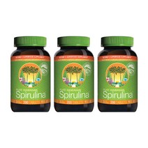 뉴트렉스하와이 3개(2+1할인) 하와이안 스피루리나 500mg 200타블렛 Nutrex Hawaii