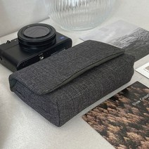[MARIACHI] 리코 GR 소니 RX100 캐논 G7x G9x 후지 필름 X100 라이카 D-Lux 미러리스 카메라 파우치, 1개, [S-01] 스카이 블루
