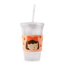 헬로긱스 이중 아이스 텀블러 빨대컵 루시 텀블러 보틀 캐릭터컵 선물 팬시, ◎상품_상품선택◎