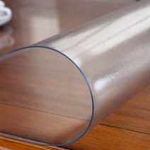 PVC 방수 테이블 커버 주방 Zhuo 부드러운 실리콘 세탁 가능 유리 식탁보, 100x180cm, Matte