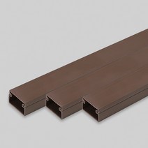 비츠온 PVC 사각몰딩 1호 밤색 백색 우드색 1000*15*11 전선정리 케이블보호 쫄대 전기공사 통신공사