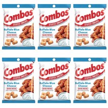Combos Baked Snacks Buffalo Blue Cheese 콤보스 버팔로 블루 치즈 베이크 프레첼 스낵 178g 6팩