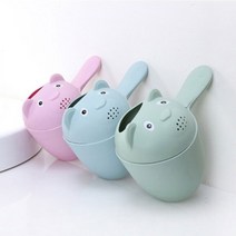 곰돌이 신생아 어린이 아기 목욕 바가지 머리감기