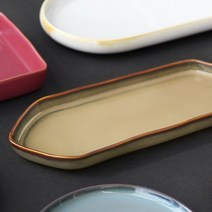 까사무띠 이태리 쎄나 컬렉션 - 오가닉서빙접시 27cm 5color, 1개, 레드