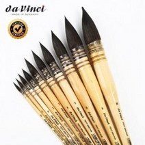 다빈치 418 수채화붓 다람쥐털 둥근붓 낱개 / 옵션선택, 4호